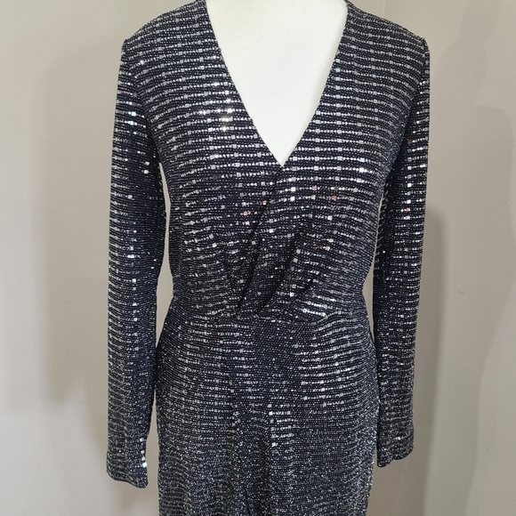 H&M BRAND NEW SPARKLE DRESS SIZE 4 - Picture 5 of 9
